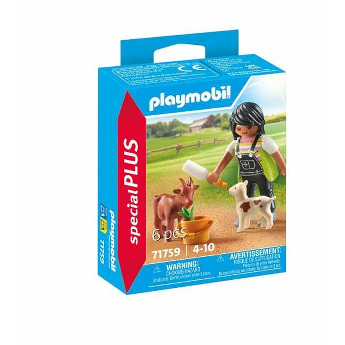 FERMIERE Chevre+CHEVREAU SPE+ PLAYMOBIL PLL71759
