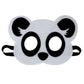 Jtnohx Felt Animal Masks, 10 Pcs Halloween Mask, Animal Costume For Birthday Party Supplies (Panda Mask)
