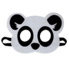 Jtnohx Felt Animal Masks, 10 Pcs Halloween Mask, Animal Costume For Birthday Party Supplies (Panda Mask)