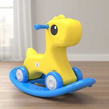 Lifelong Cuppy Horse Rocker Ride-On, Rocker & Balancing Board For Kids +1 Years | Swing Ride-On For Kids With Smooth Wheels & Sa