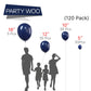 Partywoo Pearl Azure Blue Balloons, 120 Pcs Azure Blue Balloons Different Sizes Pack Of 18 Inch 12 Inch 10 Inch 5 Inch Dark Blue Balloons For Balloon Garland Or Arch As Party Decorations, Blue-Z90
