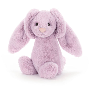 Jellycat Bashful Lilac Bunny Stuffed Animal, Medium, 12 Inches