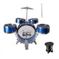 Funvelly Jazz Drum Set Big Size Musical Drum Set With 5 Drums, Cymbal And Chair Musical Toy