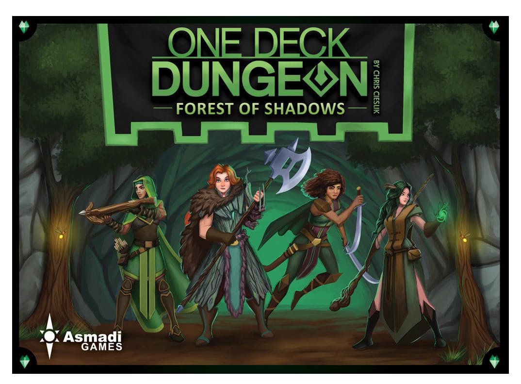 Asmadi Games One Deck Dungeon: Forest Of Shadows Board Games , Green