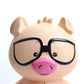 Winsterch Pig Piggy Bank for Boys and Girl Ceramic Pig Bank Money Box Toy Coin Bank Birthday Gifts for Kids