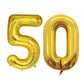 Goer Number 50 Balloons For 50Th Birthday Party Decorations,42 Inch Jumbo Foil Helium Balloons For 50Th Anniversary (Gold)