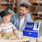 Like Talking ATM Savings Bank - Digital Piggy Bank for Kids, Blue/Silver, Model G972E, Plastic Money Coin Machine