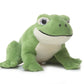 TAMMYFLYFLY Green Frog Plush Toy - Cute Lifelike Stuffed Animal Doll, 15cm, Cotton, Small