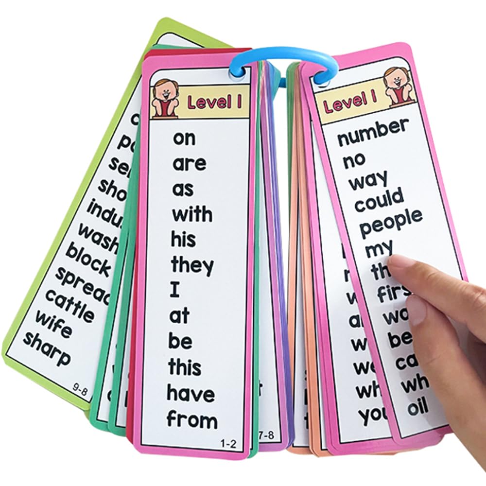 Lachilly 1000 Sight Words Flashcards, High Frequency Word Lists Cards, Esl Teaching Materials, Autism Learning Materials, Vocabu