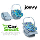 Joovy Toy Car Seat for Dolls - Crash-Tested, Machine-Washable, 21.5" x 13" x 11.7", Blue, Fits 12”-22” Dolls