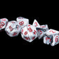 Metallic Dice Games 7-Set Mini: MBL w/RD Numbers