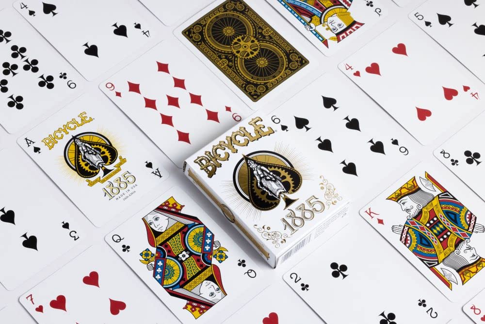 Bicycle 1885 Anniversary Playing Cards (Packaging May Vary) , White