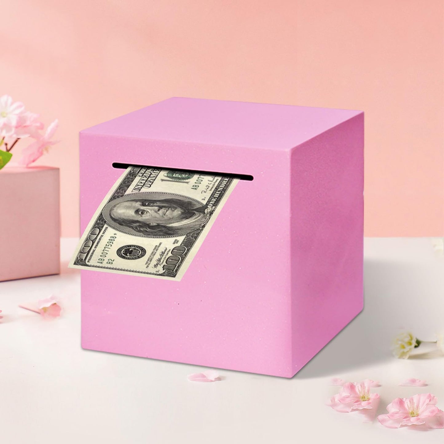 Totola Stainless Steel Piggy Bank for Adults, Indestructible Savings Box for Cash, Must-Break-to-Open Metal Secure Money Banks f