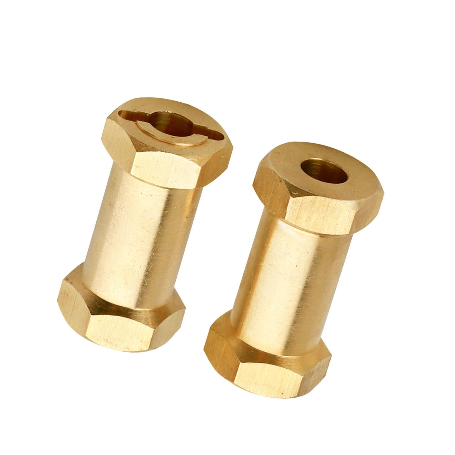 4Pcs Crazyhobby Brass Rc 12Mm Wheel Hubs Extensions Wheel Spacers Hex Drive Adapter For 1/10 Rc Crawler Axial Scx10 & Scx10 Ii 9