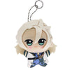 Kooliya Small Size Genshin Impact Figure Plush Doll - Albedo (4 Inch), Keychain Anime Figure Soft Stuffed Gift For Game Fans (Al