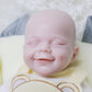 Aisite 18 Inch Full Silicone Baby Boy - Realistic Platinum Silicone Reborn Baby Dolls Eyes Closed, Christmas And Birthday Gifts For 3+
