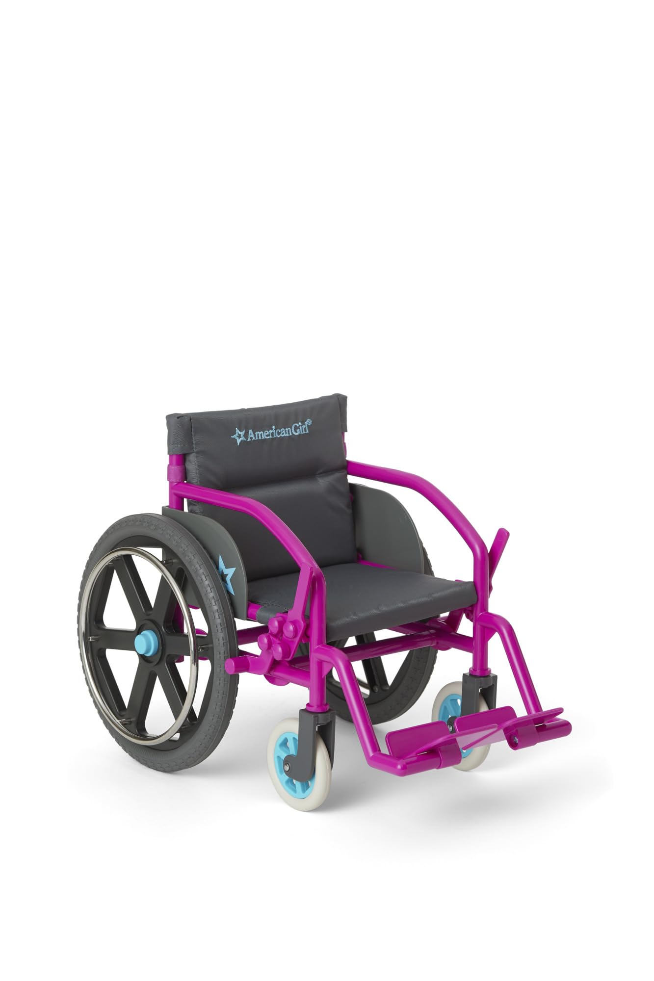 American Girl 18-inch Doll Ultralight Working Wheelchair with Padded Seat and Fabric Bag, for Ages 6+