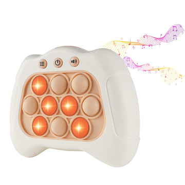 Pop Push Game Fidget Toy For Kids Ages 3-12,Handheld Fast Push Game Console Fidget Toys For Girls Boys,Light Up Sensory Gifts Fo
