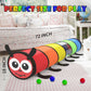 Kids Play Tunnel For Toddlers 1-3 Colorful Pop Up Baby Tunnel For Kids To Crawl Through 6 Foot With Breathable Mesh Collapsible