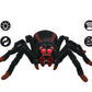 Lexibook, Realistic Remote Controlled Tarantula/Spider, 8 Hairy Legs, 2 mandibles, Light Effects in The Eyes, Remote Control Inc