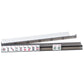 GUSTARIA Mahjong Tile Rack & Pusher Combo, Clear Acrylic, Set of 4, 17.72"x2.95"x1.2", Black, Model KRD-MAH-021