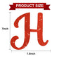 Beishida Red Happy Birthday Banner - No Diy,10Feet,Pre-Strung-Glitter Happy Birthday Sign, Happy Birthday Garland,Happy Birthday