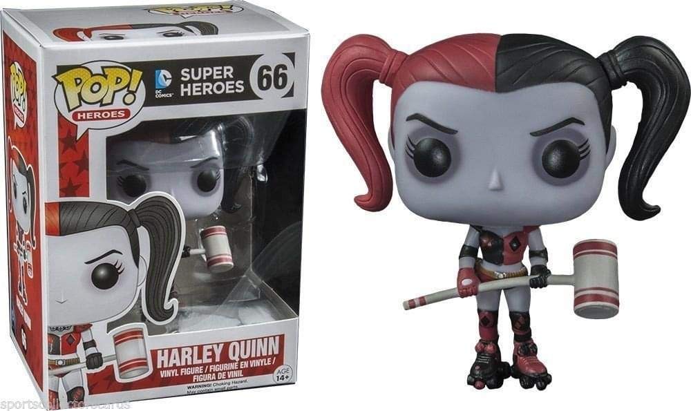 Funko POP! Heroes Vinyl Figure - DC Comics Roller Derby Harley Quinn, 3.75 inches, Multicolor, Model FUN5260