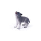 Uandme 4Pcs Wolf Toy Figurines Set Arctic Wolf Animal Figures White Wolf Family Cake Topper Toy Gift For Kids (White)