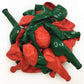 100pcs Christmas Red Green Balloons 12 Inch Latex Balloons for Christmas Birthday Baby Shower Party Decorations
