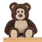 Bearington Lil' Beau Small Chocolate Brown Plush Stuffed Animal Teddy Bear, 7 Inches