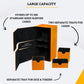 Card Guardian - Premium Double Deck Box (Orange) For 200+ Cards Trading Card Games Tcg Perfect For Magic The Gathering (Mtg), Commander Deck, Yugioh Deck Box, Sports Card Storage Boxes