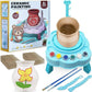 Toycills Pottery Wheel For Kids, Electric Clay Wheel Adjustable Speed, Painting Kit With 2 Dry Clays, Creative Arts & Crafts Toy