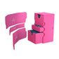 Stronghold 200+ XL Convertible Deck Box | Double-Sleeved Card Storage | Card Game Protector with Accessories Drawer | Nexofyber Surface | Holds up to 200 Cards | Pink | Made by Gamegenic (GGS20115ML)
