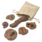 Cooplay 6pcs Poop Prank Toy Different Shapes Simulation Realistic Dog Poo Model mature-themed Pooping Favors Funny Joke Trick Stool Faeces with Package for Halloween April Fools' Day Party