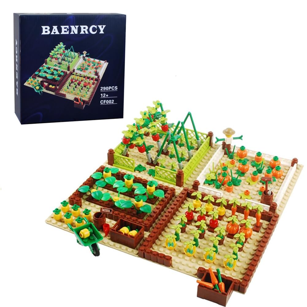 BAENRCY Building Blocks Set CF002 - Plant Themed DIY Kit for Crops & A ...