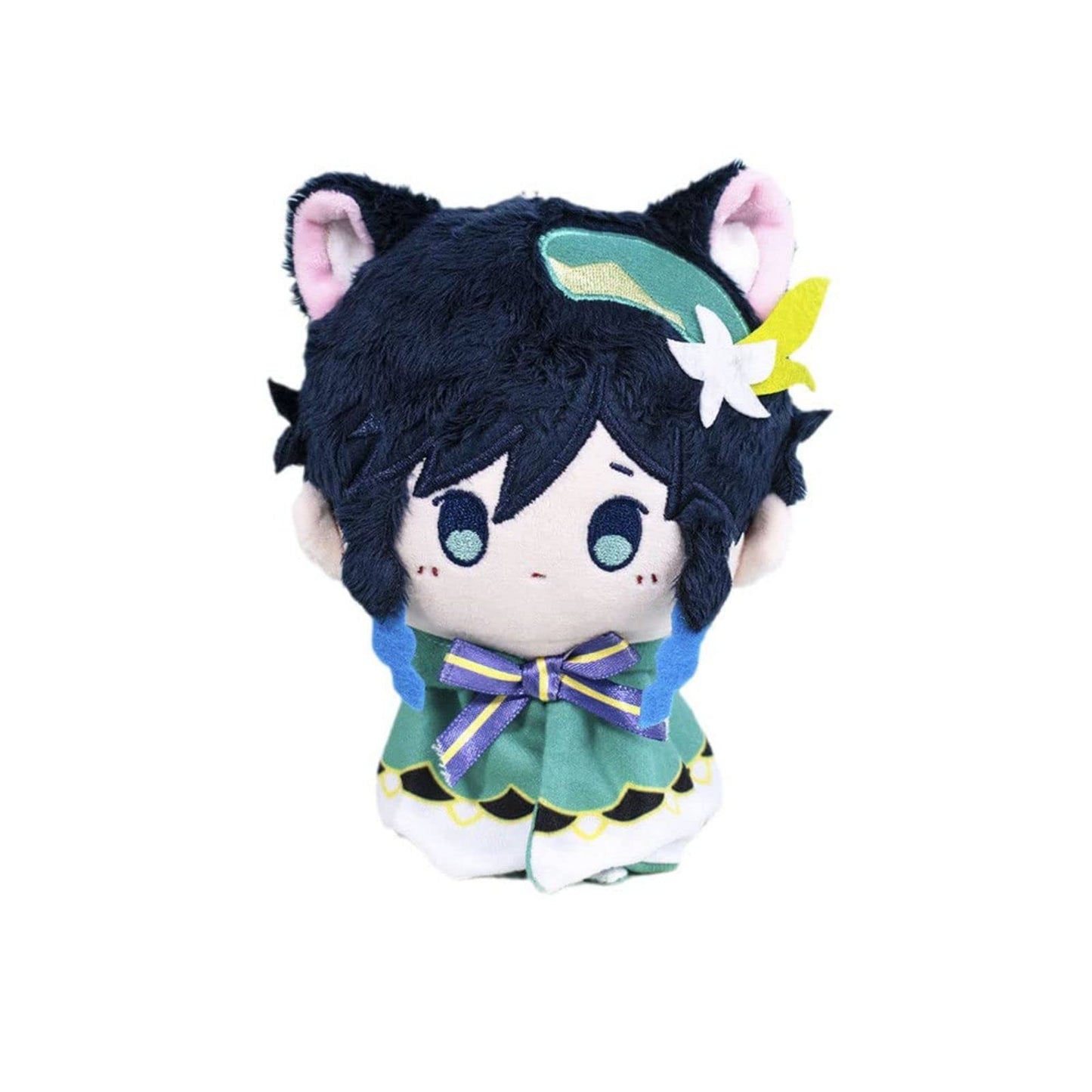 Genshin Impact Plush Toys Venti Zhongli Kazuha Xiao Plush Toy, Keychain Anime Figure Soft Stuffed Gift For Game Fans(Venti)