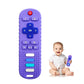 Robbear Baby Teething Toys, Soft Silicone Teethers For Babies 3 6 12 18 Months, Tv Remote Control Shape Infant Chew Toys For Boy