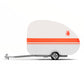 CANDYCAR Wooden Diecast Collection - Rosebud Camper  enhanced Handcrafted Beech Wood Toy