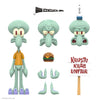 Super7 Ultimates! Spongebob Squarepants Squidward - 7' Spongebob Action Figure With Accessories Classic Cartoon Collectibles And Retro Toys
