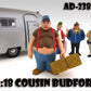 Cousin Budford Trailer Park Figure For 1:18 Scale Diecast Model Cars by American Diorama