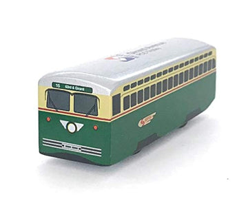 Muni Pals Munipals Septa Wooden Railway Girard Avenue Trolley Child Safe And Tested Wood Toy Trolley