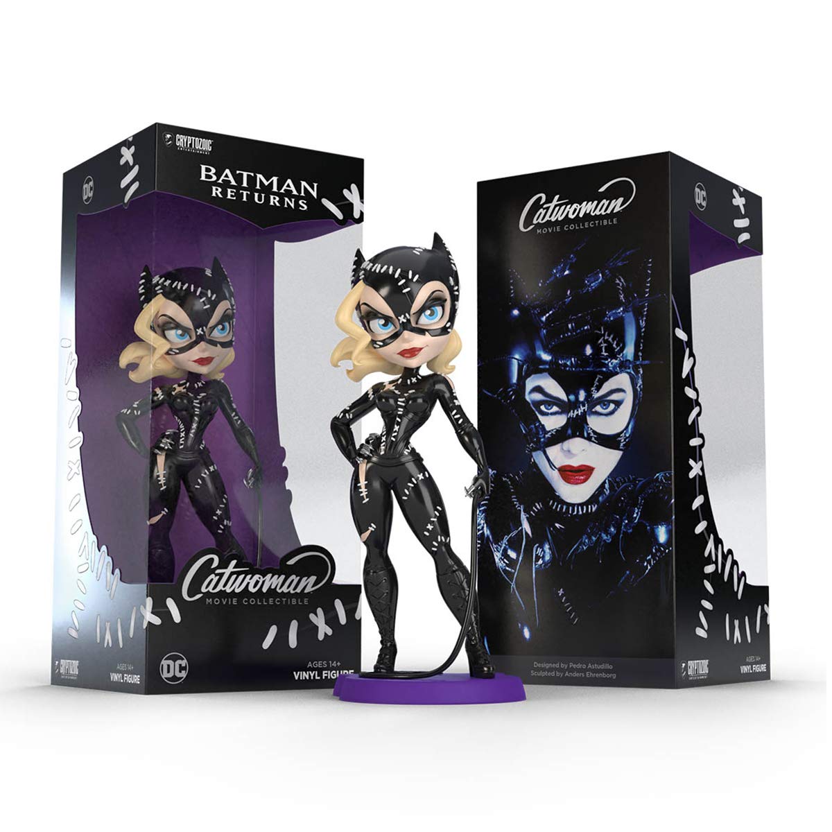 Cryptozoic Entertainment Batman Returns Catwoman Vinyl Figure - 7.5 inch - Red - CZE28593 - Movie Collectible