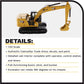 Diecast Masters 1:50 Caterpillar 320 Hydraulic Excavator Diecast Model 85569 - Yellow Metal Collectible Truck
