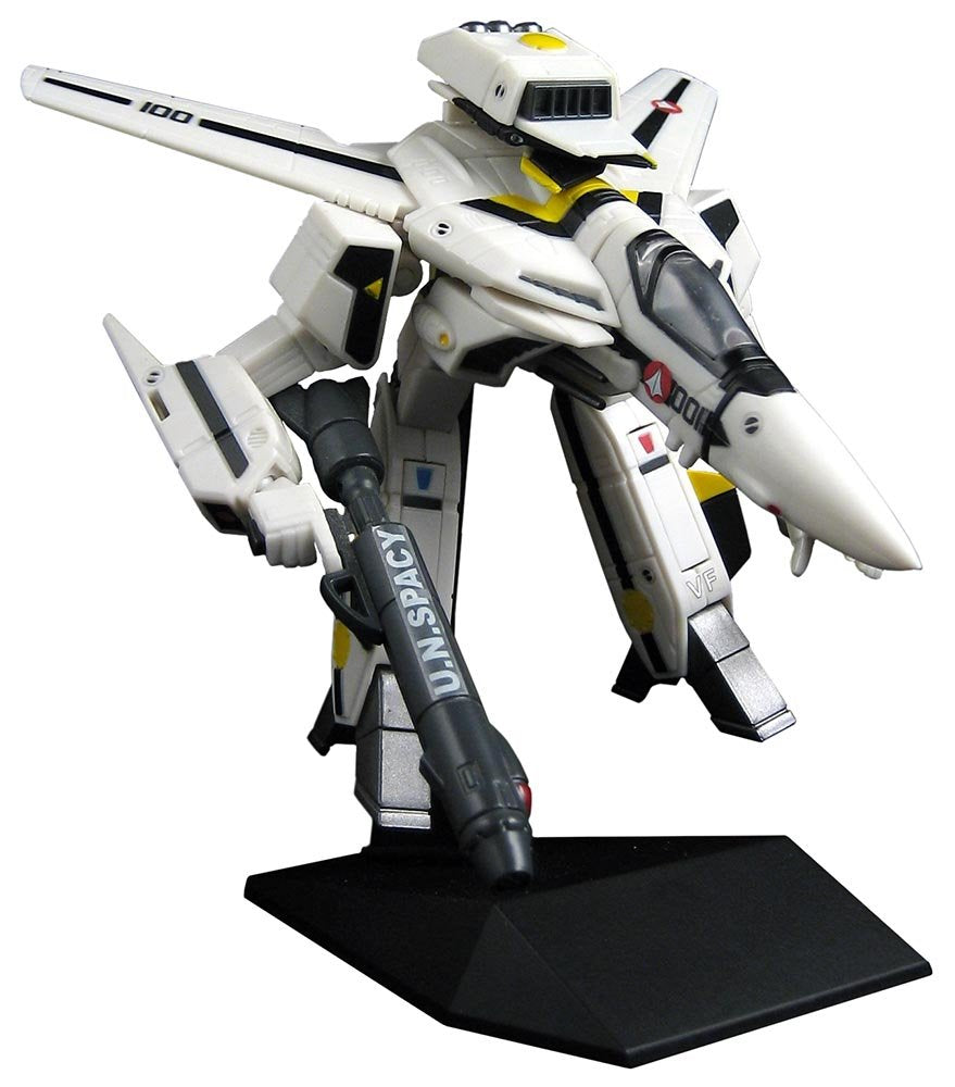 Toynami Robotech 30th Anniversary Roy Fokker GBP-1S Veritech Action Figure - 6" Heavy Armor, Yellow, Model 10300