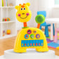 Storio Musical Light & Sound Giraffe Piano With 5 Modes Of Animal Sound (Colour May Vary)| Soothing Melodies| Interactive Modes|
