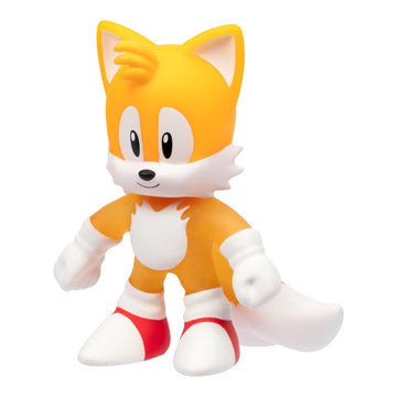 Heroes Of Goo Jit Zu Stretch Surge Tails, Powered Up With Glow Surge Giving Him Glow-In-The-Dark Powers, Scrunchy, Stretchy Fill
