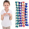 The Dreidel Company Classic Bamboo Finger Traps, Assorted Colors, 5" - 12-Pack