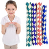 The Dreidel Company Classic Finger Traps, Chinese Bamboo Toys, Assorted Colors, 5'' Inches (72-Pack)