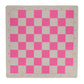 WE Games Vinyl Chess Board - Tournament Roll Up, Pink, Model 052122