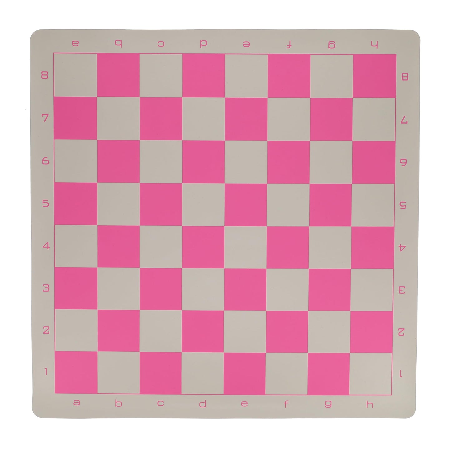 WE Games Vinyl Chess Board - Tournament Roll Up, Pink, Model 052122